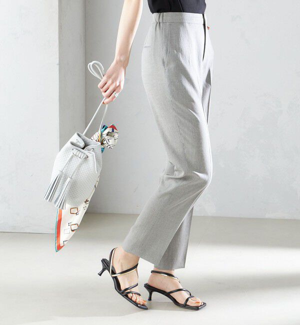 SHIPS for women「〈接触冷感/手洗い可能〉トリアセテート混 テーパード パンツ（セットアップ対応）◇」|その他|