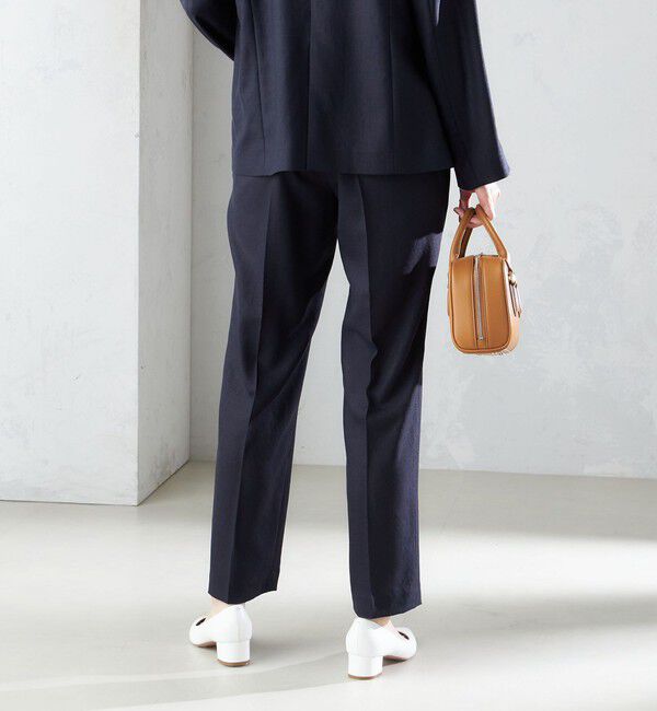 SHIPS for women「〈接触冷感/手洗い可能〉トリアセテート混 テーパード パンツ（セットアップ対応）◇」|その他|