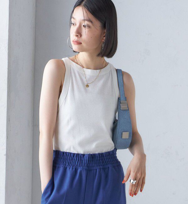 SHIPS for women「【SHIPS別注】onit:〈洗濯機可能〉アメリカンスリーブ タンクトップ」|タンクトップ|ナチュラル