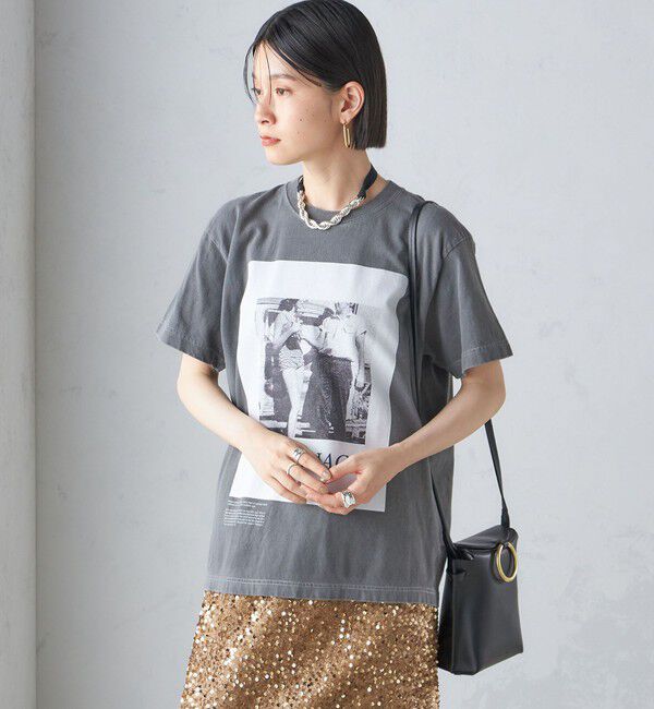 SHIPS for women「J.J.MERCER:〈洗濯機可能〉プリント TEE」|Tシャツ・カットソー|