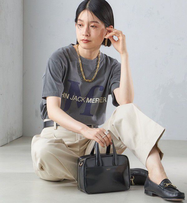 SHIPS for women「J.J.MERCER:〈洗濯機可能〉プリント TEE」|Tシャツ・カットソー|