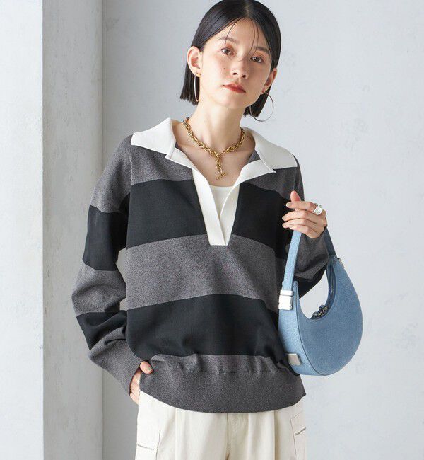 SHIPS for women「【SHIPS別注】WRAPINKNOT:ラガー ニット」|ニット・セーター|