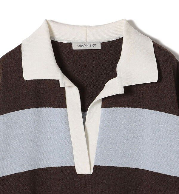 SHIPS for women「【SHIPS別注】WRAPINKNOT:ラガー ニット」|ニット・セーター|