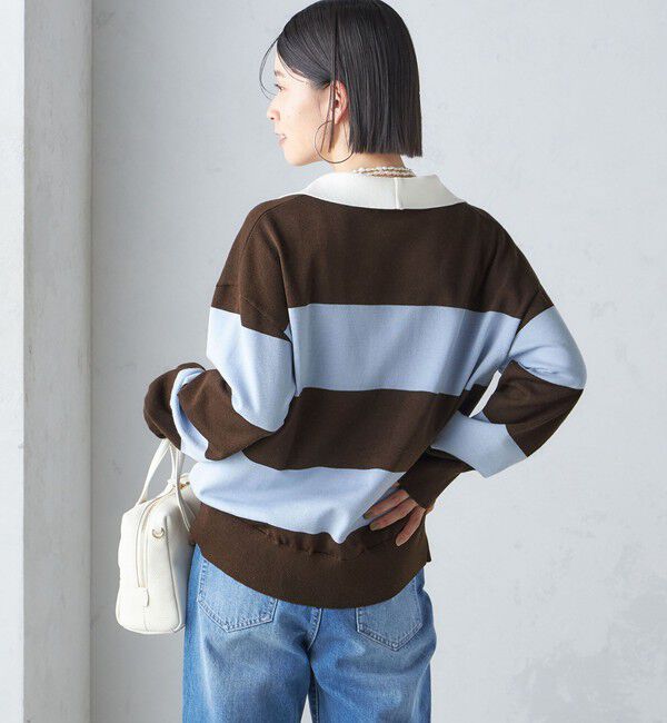 SHIPS for women「【SHIPS別注】WRAPINKNOT:ラガー ニット」|ニット・セーター|