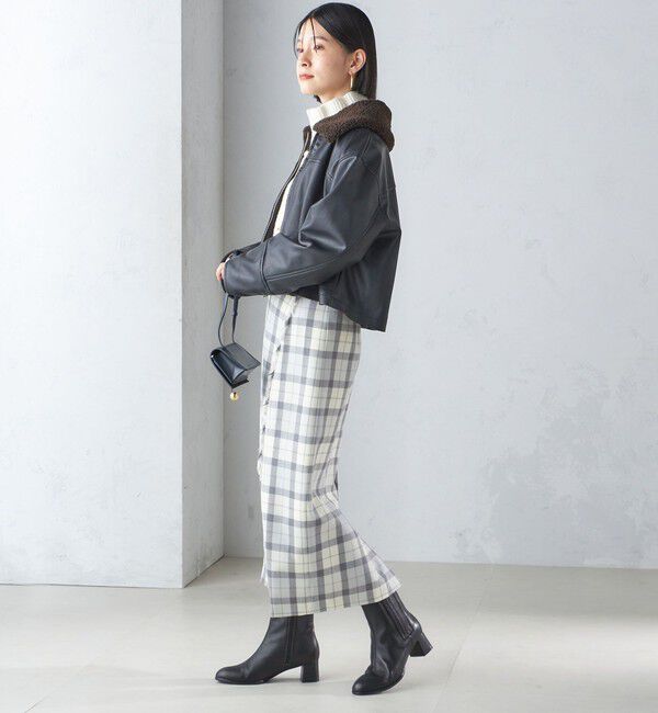 SHIPS for women「ボア カラー ブルゾン」|ブルゾン・スタジャン|