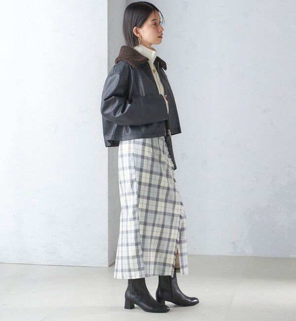 SHIPS for women「ボア カラー ブルゾン」|ブルゾン・スタジャン|