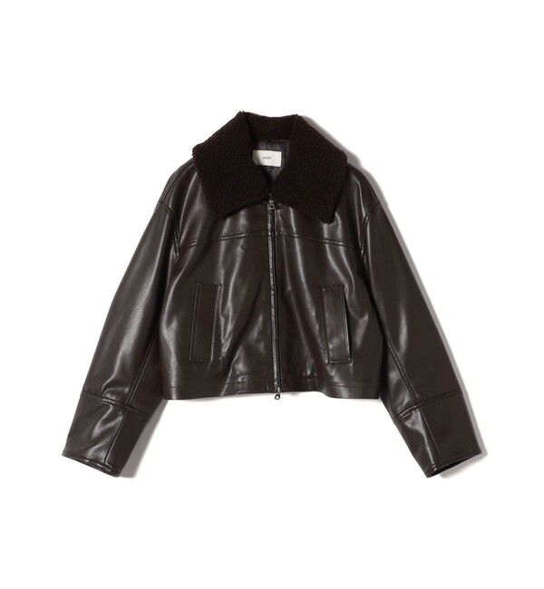 SHIPS for women「ボア カラー ブルゾン」|ブルゾン・スタジャン|