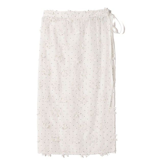 SHIPS for women「【SHIPS別注】crinkle crinkle crinkle:エンブロイダリー ラップ スカート」|スカート|