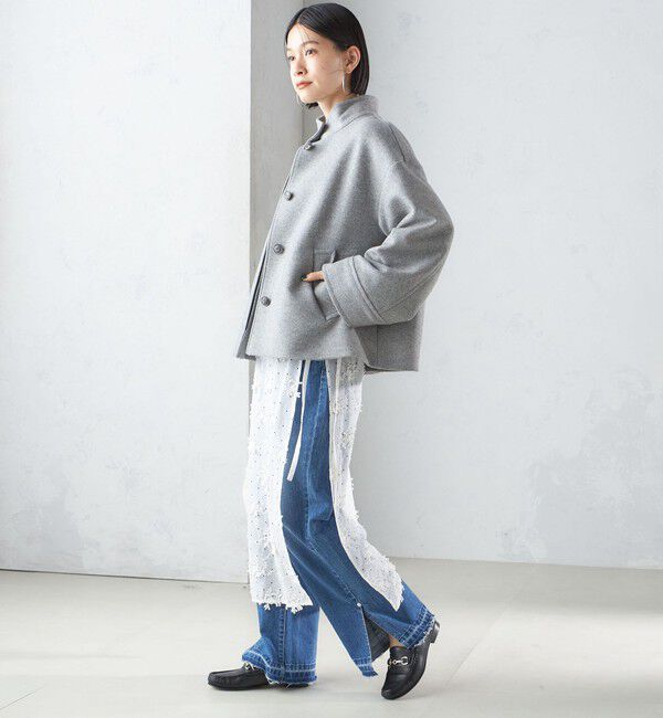 SHIPS for women「【SHIPS別注】crinkle crinkle crinkle:エンブロイダリー ラップ スカート」|スカート|