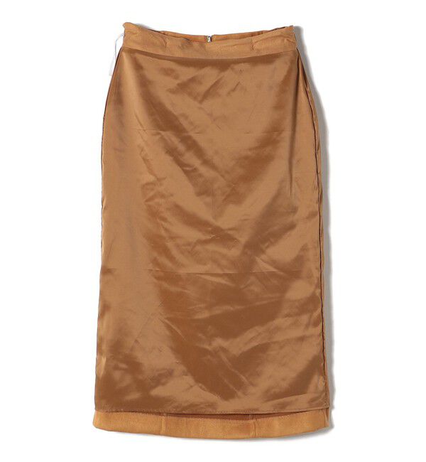 SHIPS for women「〈手洗い可能〉フェイク スエード (ポリエステル) タイト スカート」|タイト|