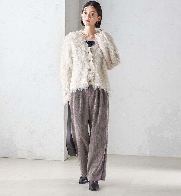 SHIPS for women「〈洗濯機可能〉コーデュロイ 2タック パンツ」|その他|