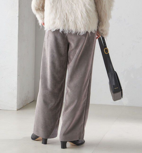 SHIPS for women「〈洗濯機可能〉コーデュロイ 2タック パンツ」|その他|