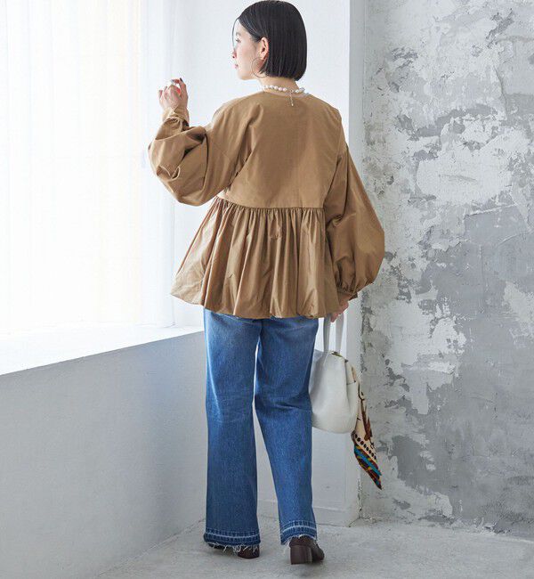 SHIPS for women「ペプラム バルーン 中綿 ブルゾン」|その他|