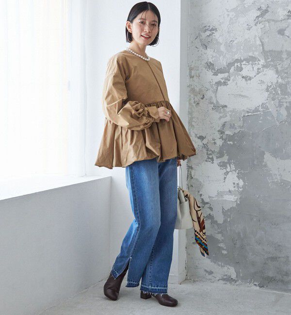 SHIPS for women「ペプラム バルーン 中綿 ブルゾン」|その他|