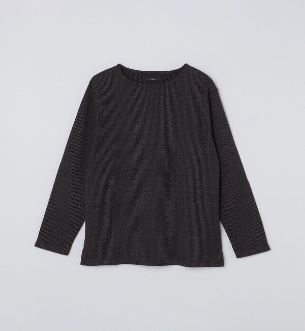 SHIPS「SHIPS: ローゲージ ピケ ボートネック カットソー」|Tシャツ・カットソー|