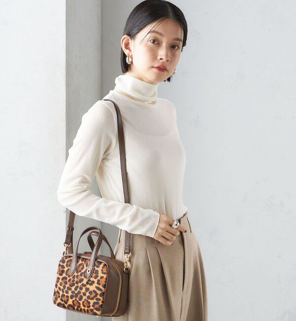 SHIPS for women「〈手洗い可能〉フロッキ― チュール タートルネック」|Tシャツ・カットソー|