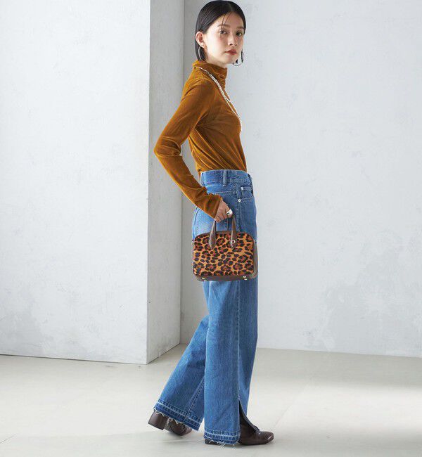 SHIPS for women「〈手洗い可能〉フロッキ― チュール タートルネック」|Tシャツ・カットソー|