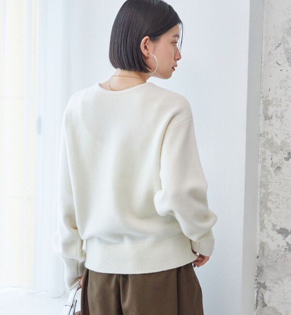 SHIPS for women「〈手洗い可能〉7G ウール カシミヤ ヘンリーネック 2WAY プルオーバー」|ニット・セーター|