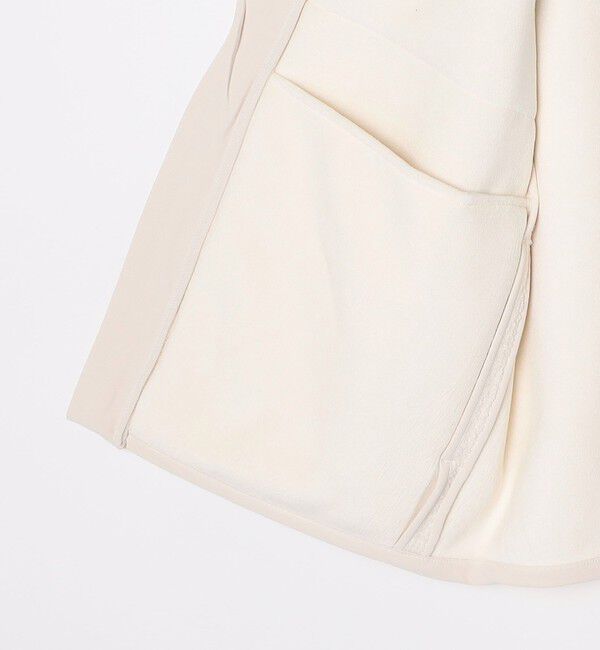 SHIPS any「SHIPS any: 〈洗濯機可能〉 コンビ ボア フリース スタンド ジップ ベスト◇」|ベスト・ジレ|