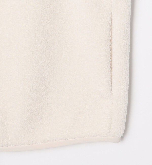 SHIPS any「SHIPS any: 〈洗濯機可能〉 コンビ ボア フリース スタンド ジップ ベスト◇」|ベスト・ジレ|