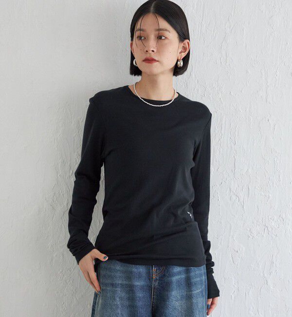 SHIPS for women「Wai＋:〈手洗い可能〉オーガニックコットン カットソー」|Tシャツ・カットソー|