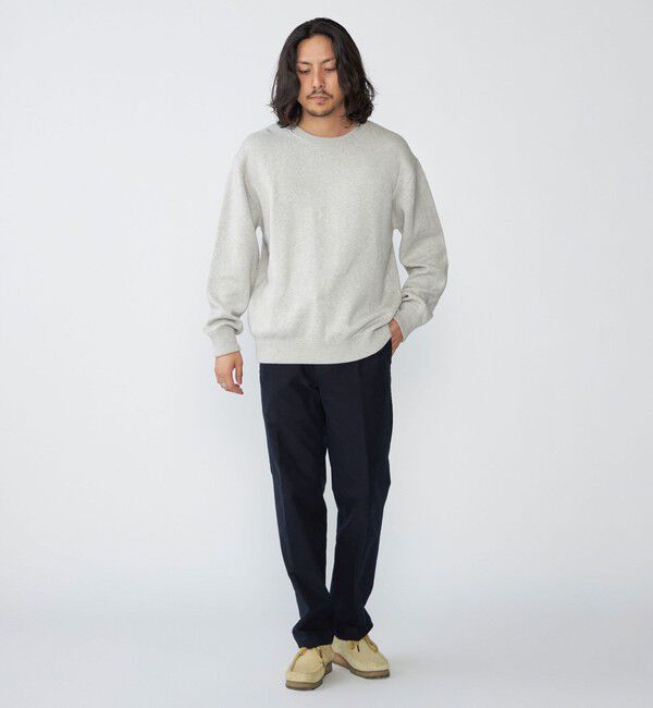 SHIPS「SHIPS:〈手洗い可能〉コットン カシミヤ 単色 クルーネック ニット」|ニット・セーター|
