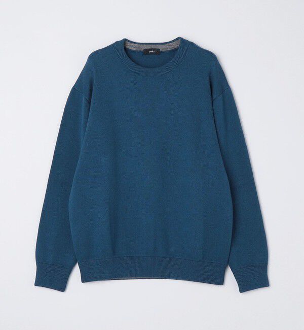 SHIPS「SHIPS:〈手洗い可能〉コットン カシミヤ 単色 クルーネック ニット」|ニット・セーター|