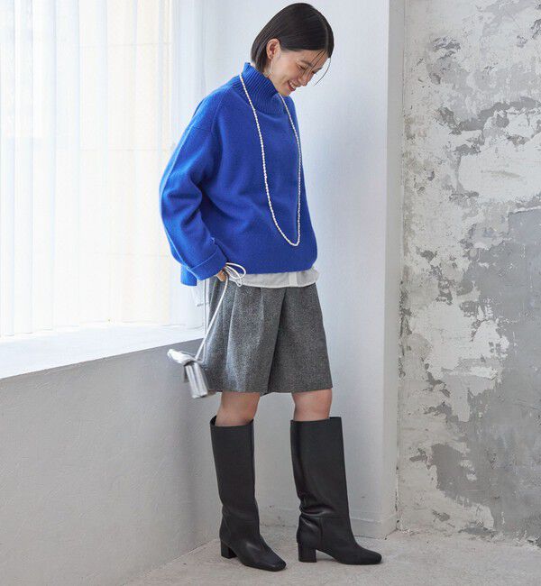 SHIPS for women「千鳥 フラノ センター プレスショート パンツ」|その他|