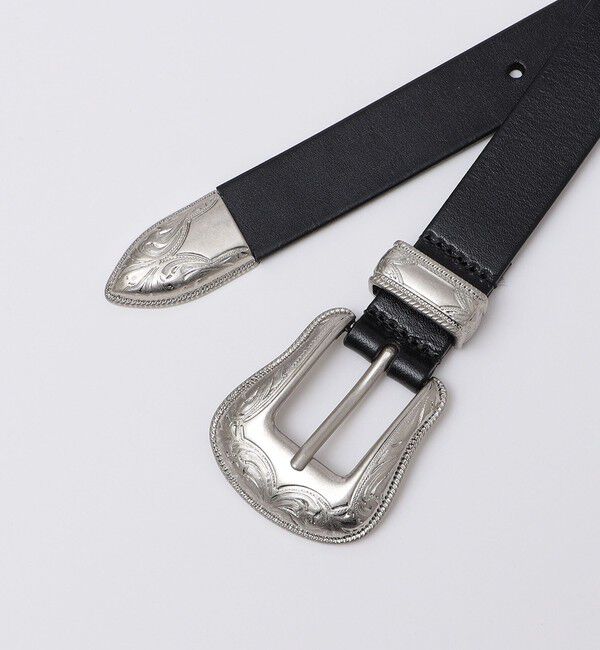 SHIPS「【WEB限定】SHIPS: ワンサイズフィット レザー ウエスタン ベルト」|ベルト|