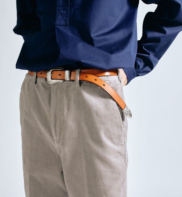 SHIPS「【WEB限定】SHIPS: ワンサイズフィット レザー ウエスタン ベルト」|ベルト|