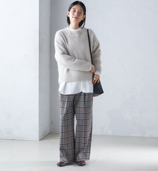 SHIPS for women「〈洗濯機可能〉ピンタック バンド カラー シャツ」|シャツ・ブラウス|