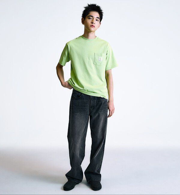 SHIPS「City Ambient Products: 12オンス ストレート バギー デニム パンツ」|デニム|