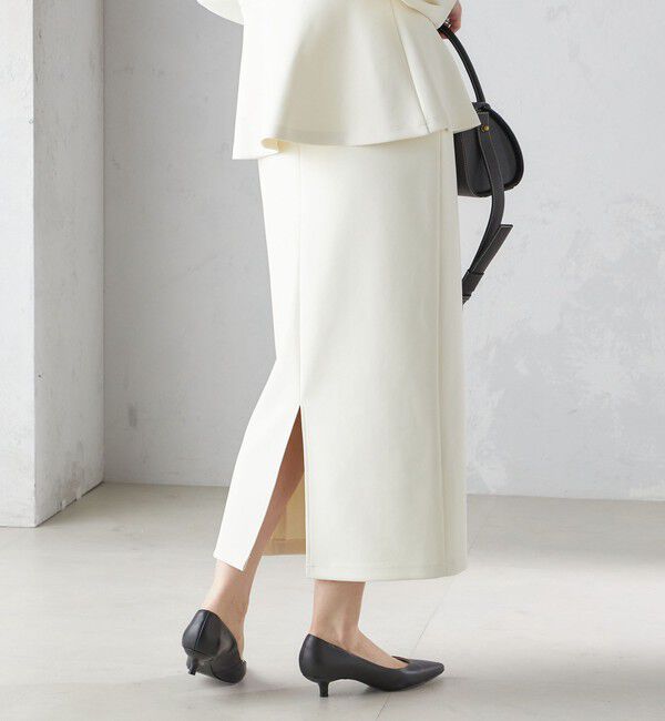 SHIPS for women「〈手洗い可能〉ストレッチ ダンボール タイト スカート（セットアップ対応）」|スカート|
