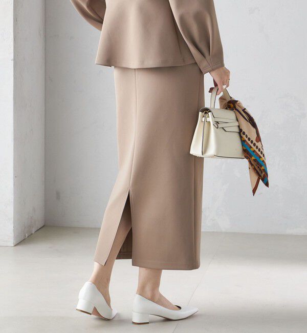 SHIPS for women「〈手洗い可能〉ストレッチ ダンボール タイト スカート（セットアップ対応）」|スカート|