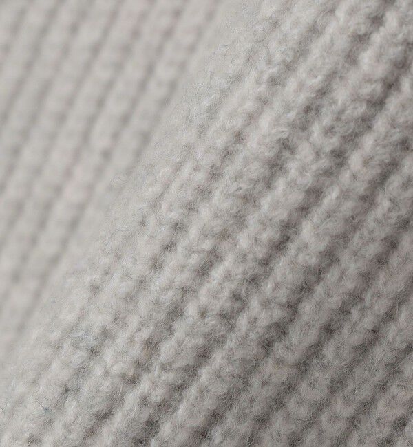 SHIPS「SHIPS:〈手洗い可能〉7ゲージ ブラッシュド コットン クルーネック プルオーバー ニット」|ニット・セーター|