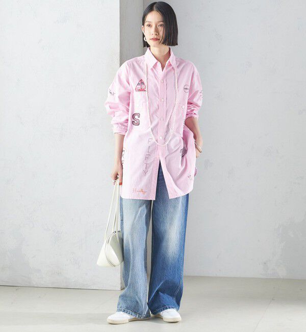 SHIPS for women「【SHIPS別注】WHITE FIELD:デニム ペインター パンツ」|デニム|