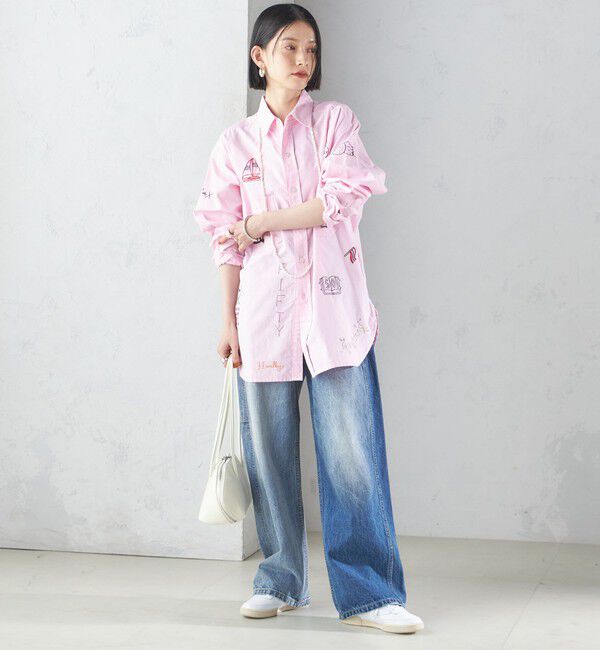 SHIPS for women「【SHIPS別注】WHITE FIELD:デニム ペインター パンツ」|デニム|