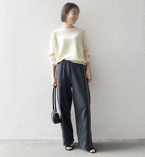 SHIPS any「SHIPS any:〈洗濯機可能〉USAコットン 裏毛 サイドライン スウェット パンツ」|その他|