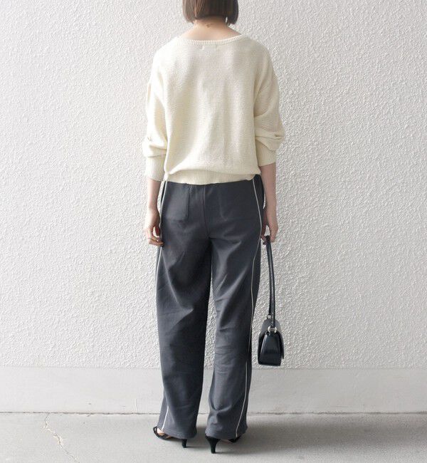 SHIPS any「SHIPS any:〈洗濯機可能〉USAコットン 裏毛 サイドライン スウェット パンツ」|その他|