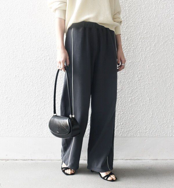 SHIPS any「SHIPS any:〈洗濯機可能〉USAコットン 裏毛 サイドライン スウェット パンツ」|その他|