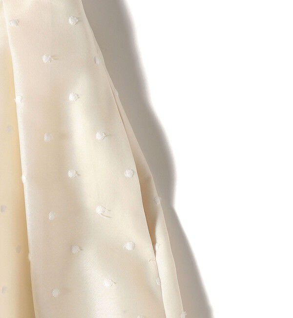 SHIPS for women「〈手洗い可能〉オーガンジー ドット 刺繍 フレア スカート」|スカート|