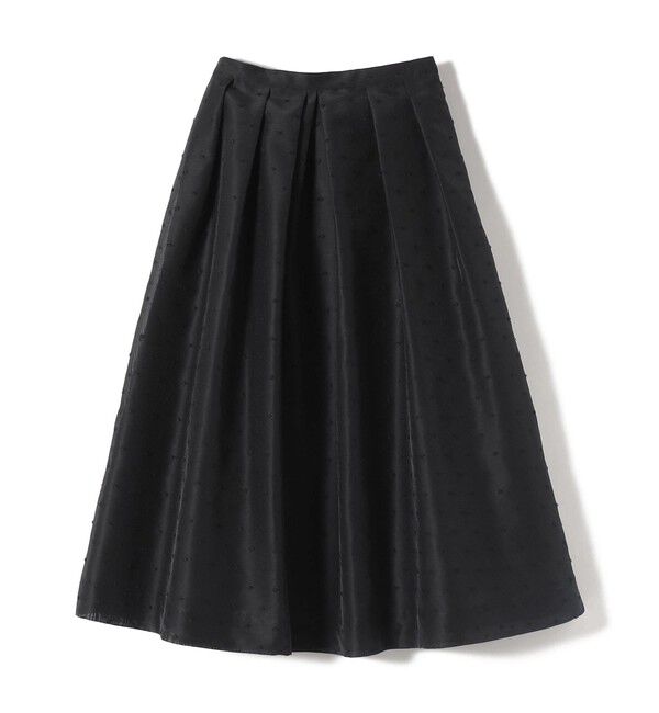 SHIPS for women「〈手洗い可能〉オーガンジー ドット 刺繍 フレア スカート」|スカート|