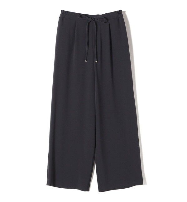 SHIPS for women「〈接触冷感 / 手洗い可能〉アセテート混 バック サテン ワイド パンツ」|その他|