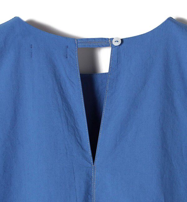 SHIPS for women「〈手洗い可能〉Fanaka:ポプリン ティアード ロング ワンピース」|ワンピース|