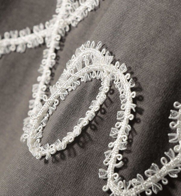 SHIPS for women「【WEB限定】ファンシー コード 刺繍 ロゴ TEE」|Tシャツ・カットソー|