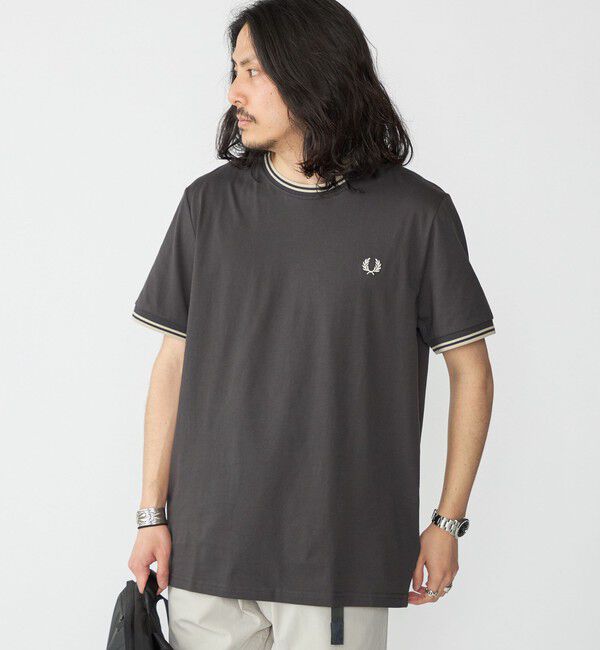 SHIPS「FRED PERRY: M1588 TWIN TIPPED Tシャツ」|Tシャツ・カットソー|
