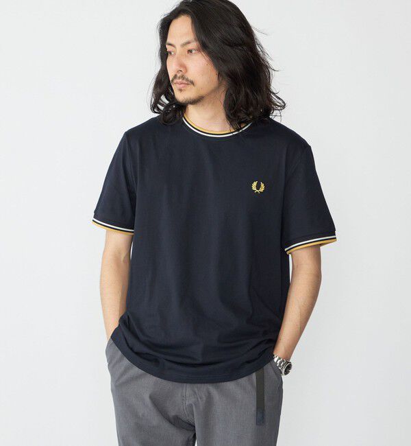 SHIPS「FRED PERRY: M1588 TWIN TIPPED Tシャツ」|Tシャツ・カットソー|