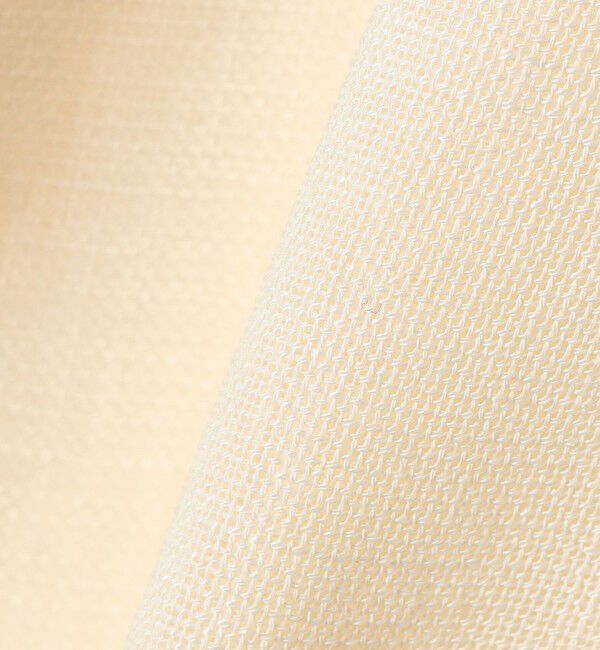 SHIPS for women「〈手洗い可能〉麻調 メッシュ 半袖 ビッグ シャツ」|シャツ・ブラウス|