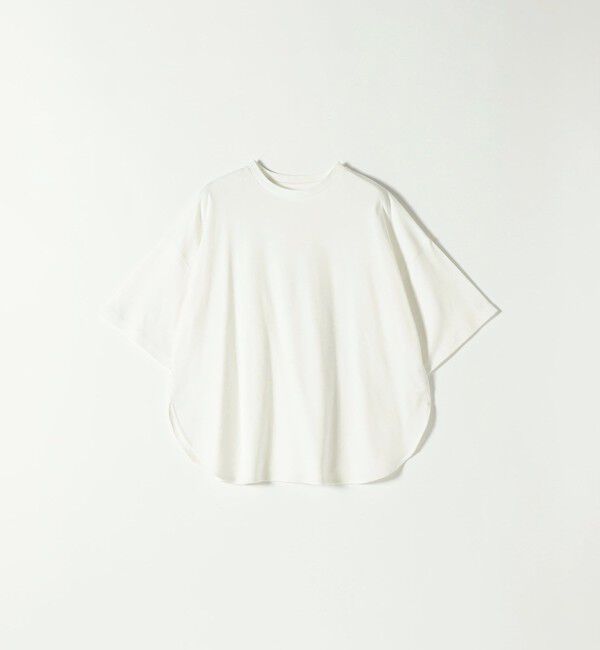 SHIPS any「《一部予約》SHIPS any:〈接触冷感/汗染み防止加工/洗濯機可能〉ラウンドヘム クルー ビッグ TEE」|Tシャツ・カットソー|