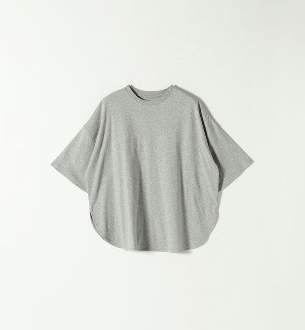 SHIPS any「《一部予約》SHIPS any:〈接触冷感/汗染み防止加工/洗濯機可能〉ラウンドヘム クルー ビッグ TEE」|Tシャツ・カットソー|